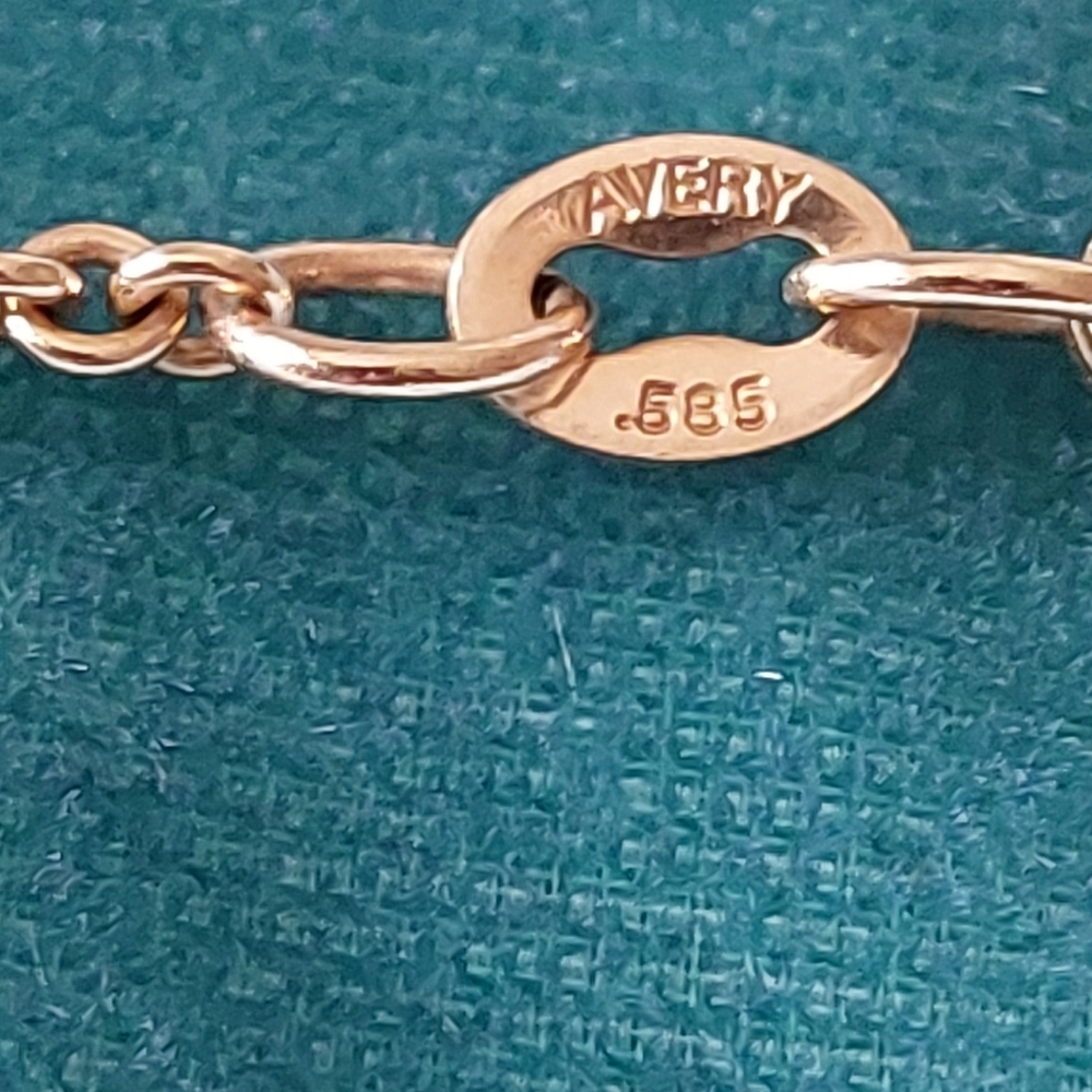 James Avery 14kt Gold Cable Necklace - Picture 6 of 9